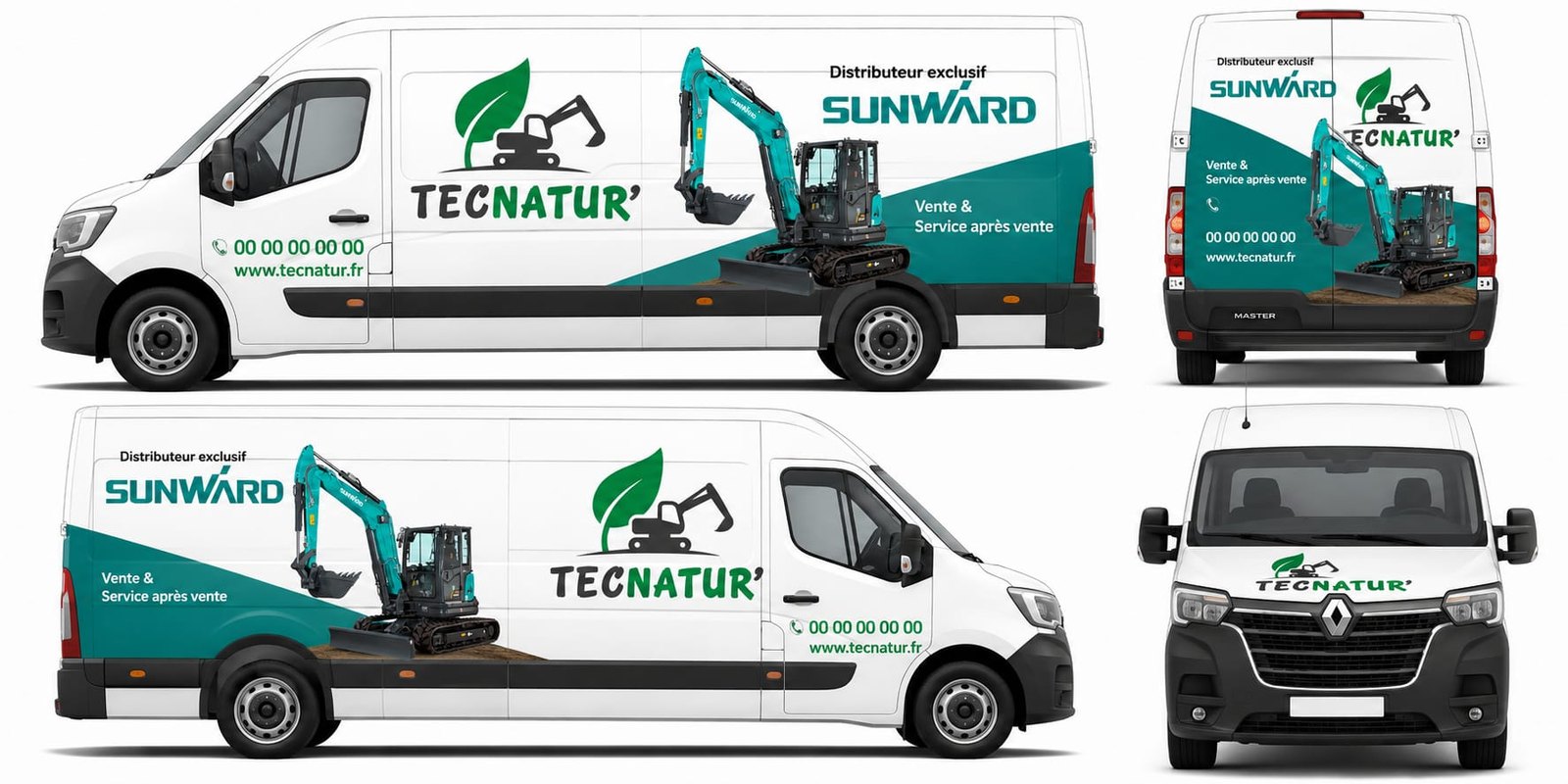 Camion Tecnatur pour les interventions sur site